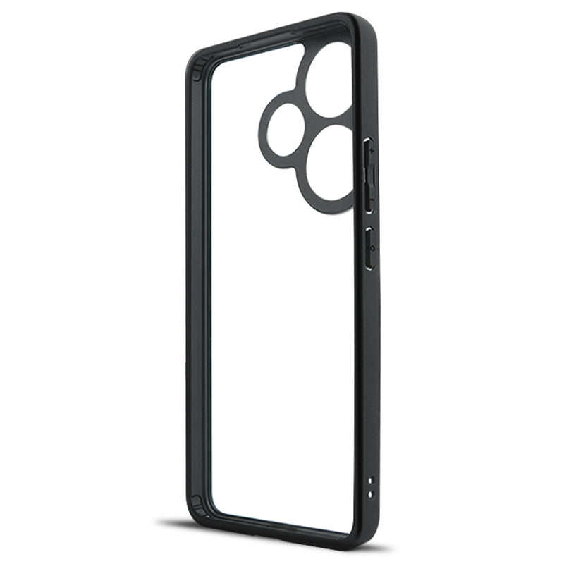 For Xiaomi Redmi Turbo 3 5G Clear Case TPU+PC Protective Phone Cover