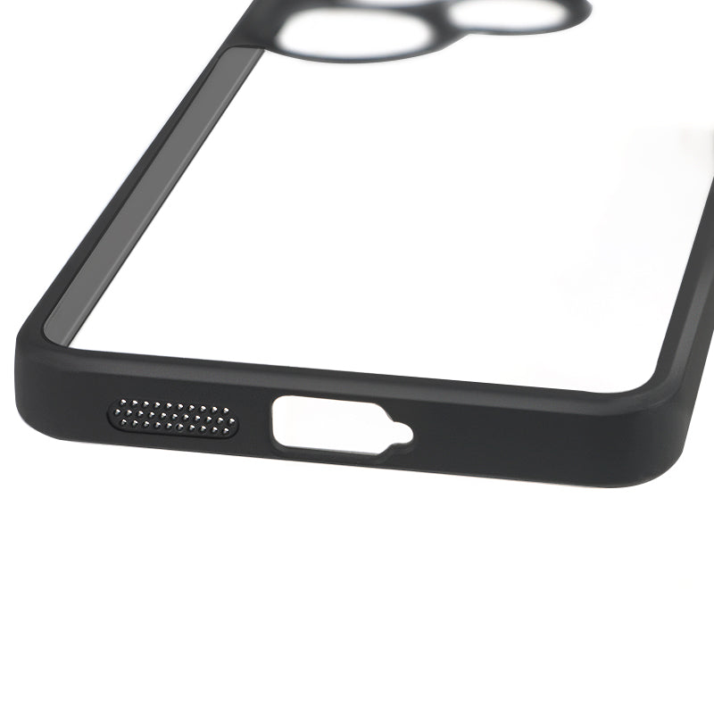 For Xiaomi Redmi Turbo 3 5G Clear Case TPU+PC Protective Phone Cover