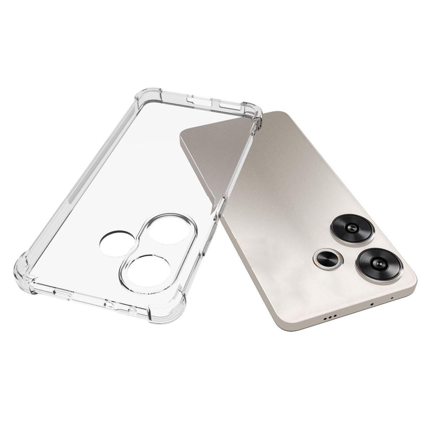 For Xiaomi Redmi Turbo 3 5G TPU Case Clear Airbag Protection Phone Shell