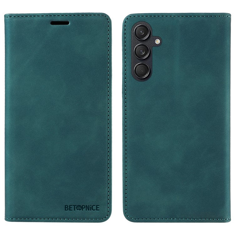 BETOPNICE 003 For Samsung Galaxy M55 5G / C55 5G / F55 5G Case Magnetic Closing Leather Cover RFID Blocking Wallet - Green