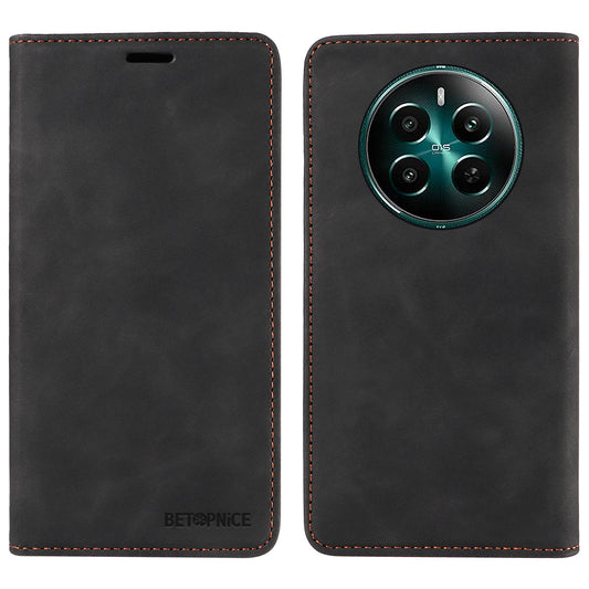 BETOPNICE 003 For Realme 12+ 5G / Narzo 70 Pro 5G Magnetic Case Card Slots RFID Blocking Phone Cover - Black