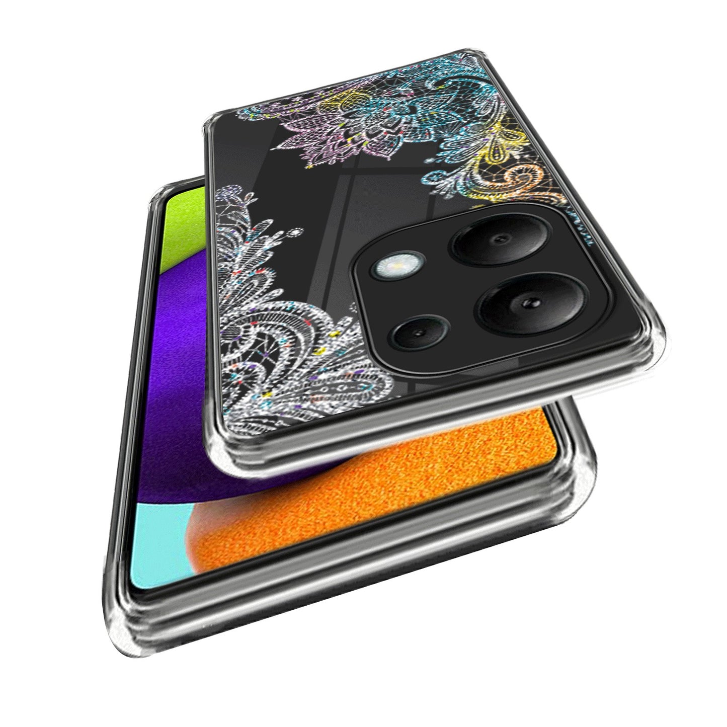 For Xiaomi Redmi Note 13 Pro 4G / Poco M6 Pro 4G Case Pattern Printed TPU Slim Phone Cover - Style B