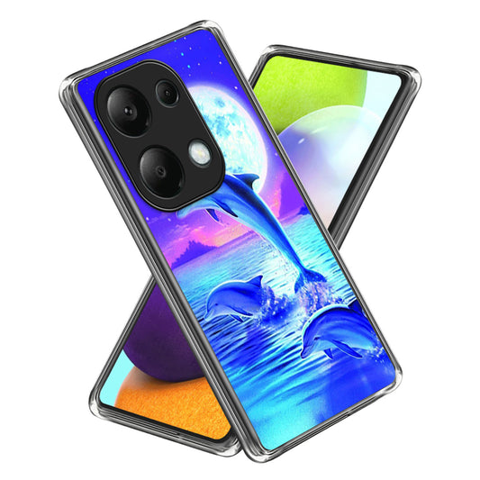 For Xiaomi Redmi Note 13 Pro 4G / Poco M6 Pro 4G Case Pattern Printed TPU Slim Phone Cover - Style E