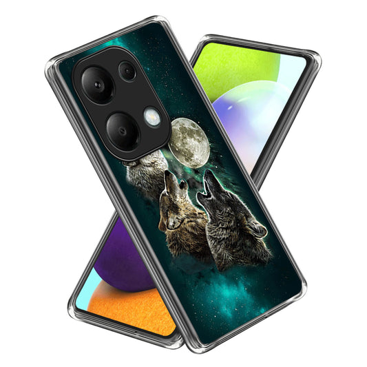 For Xiaomi Redmi Note 13 Pro 4G / Poco M6 Pro 4G Case Pattern Printed TPU Slim Phone Cover - Style G