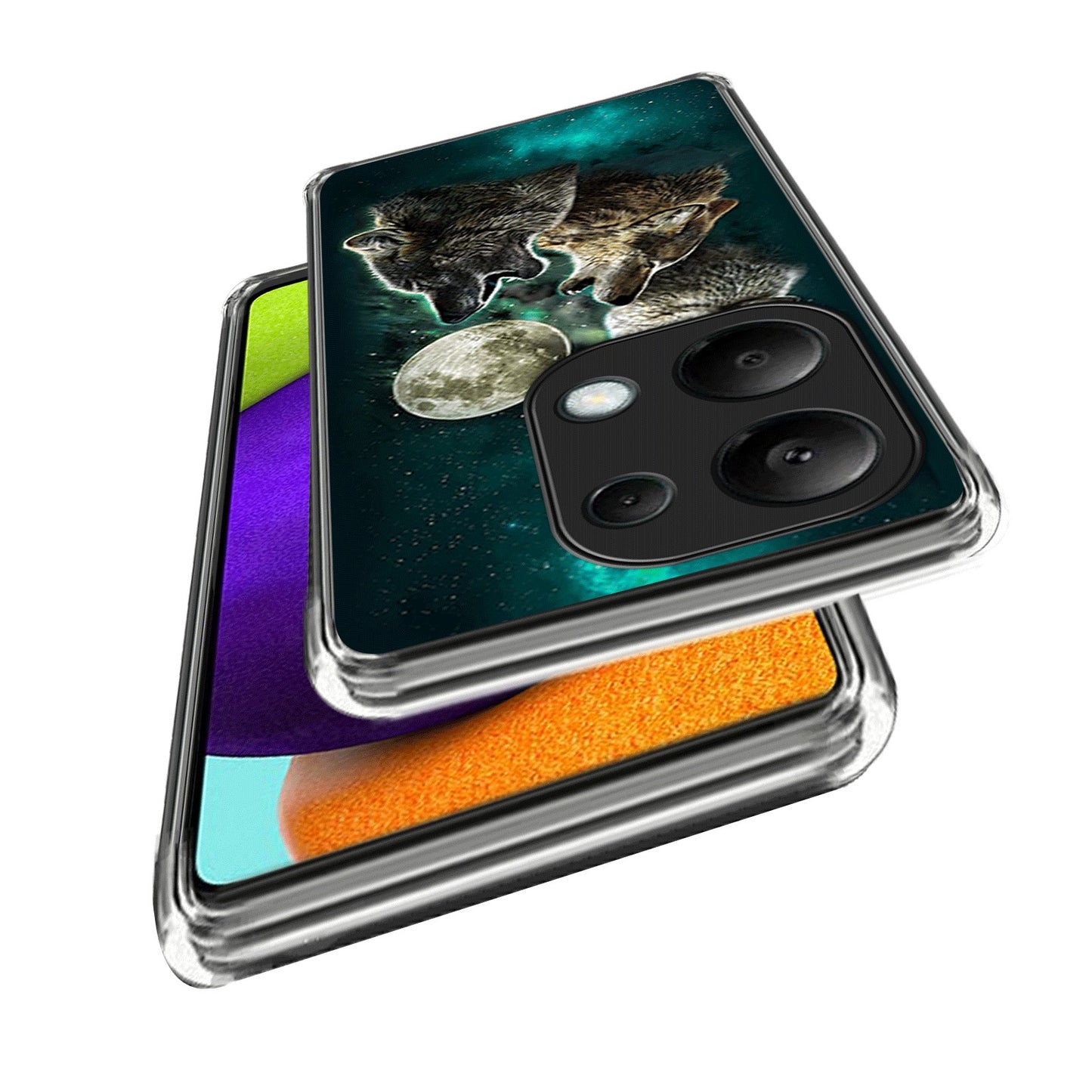 For Xiaomi Redmi Note 13 Pro 4G / Poco M6 Pro 4G Case Pattern Printed TPU Slim Phone Cover - Style G