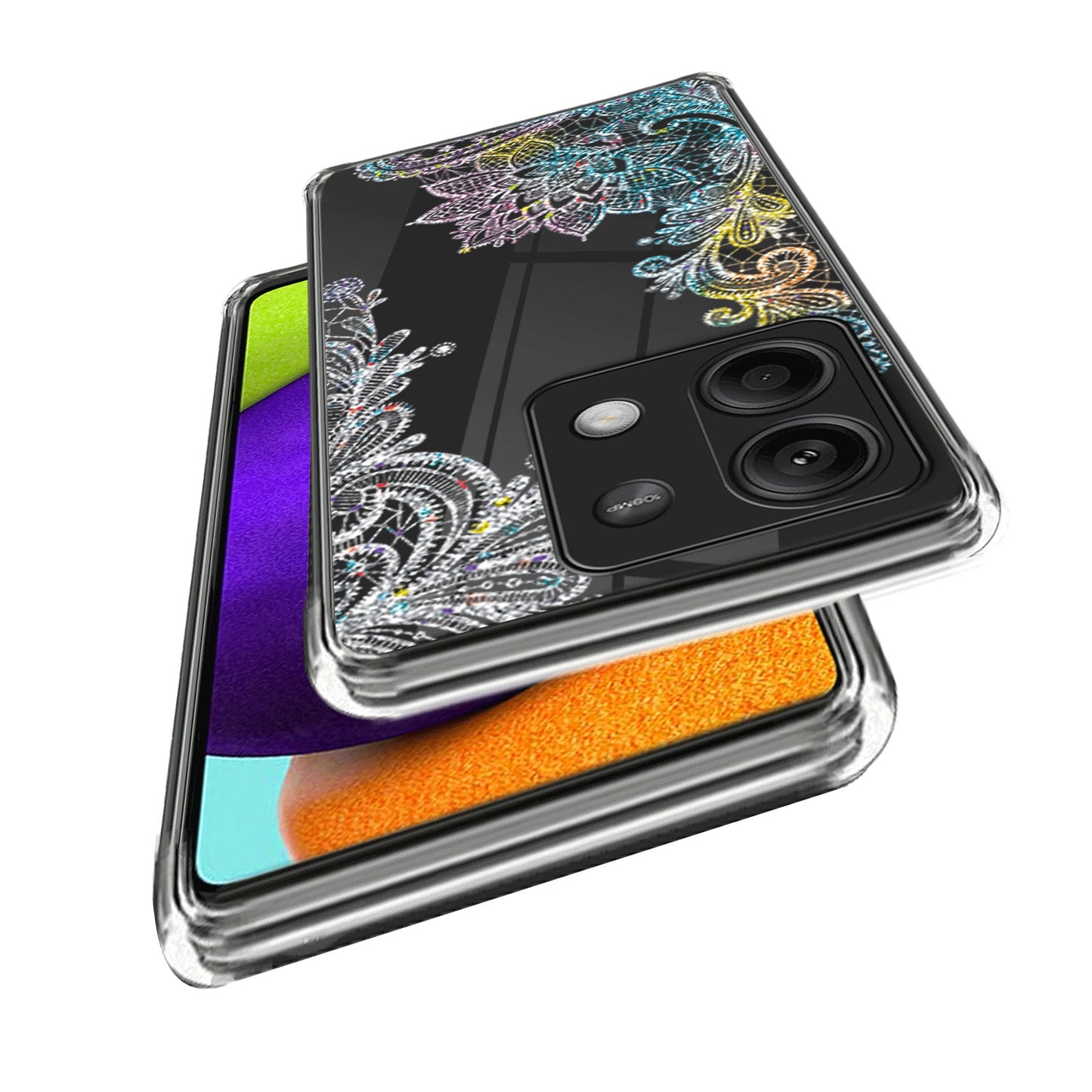 For Xiaomi Redmi Note 13 5G Case Pattern Printing Anti-scratch Phone TPU Cover - Floral Dream