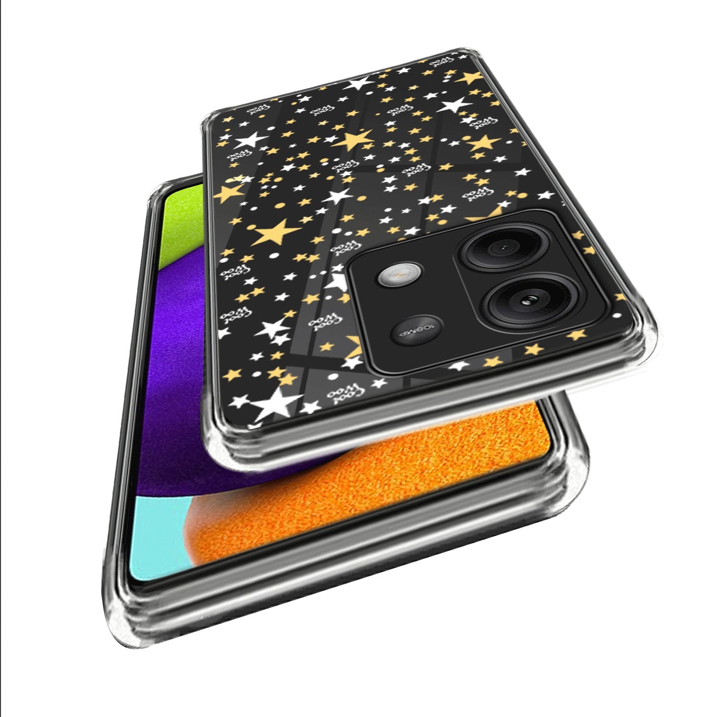 For Xiaomi Redmi Note 13 5G Case Pattern Printing Anti-scratch Phone TPU Cover - Starry Poem