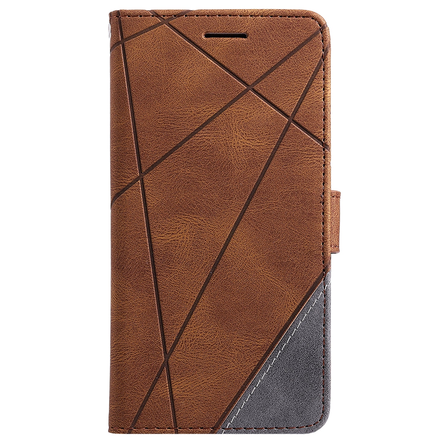 For Samsung Galaxy S23+ Case Phone Wallet Leather Cover Skin-touch Texture - Brown