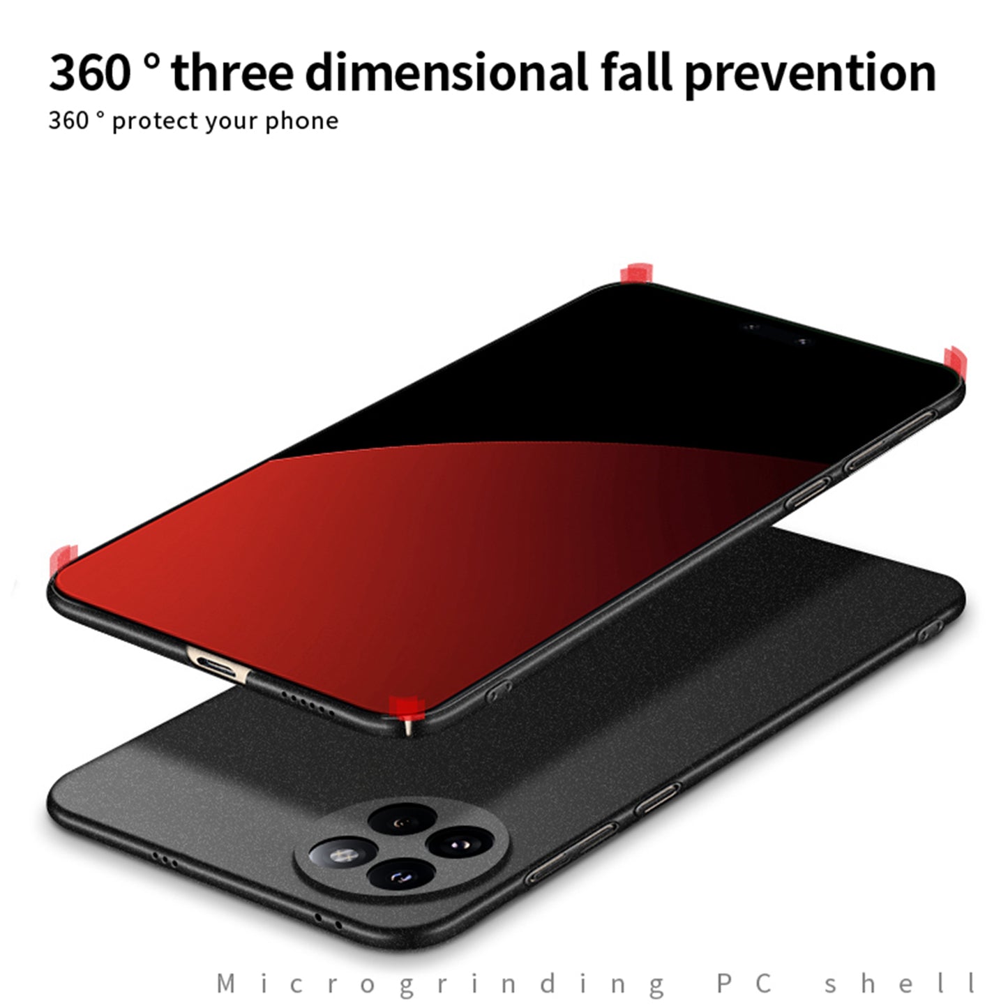 MOFI Shield Matte Series for Xiaomi Civi 4 Pro 5G Case Anti-fingerprint PC Phone Back Cover - Grey