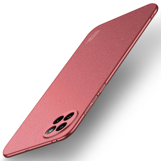 MOFI Shield Matte Series for Xiaomi Civi 4 Pro 5G Case Anti-fingerprint PC Phone Back Cover - Red
