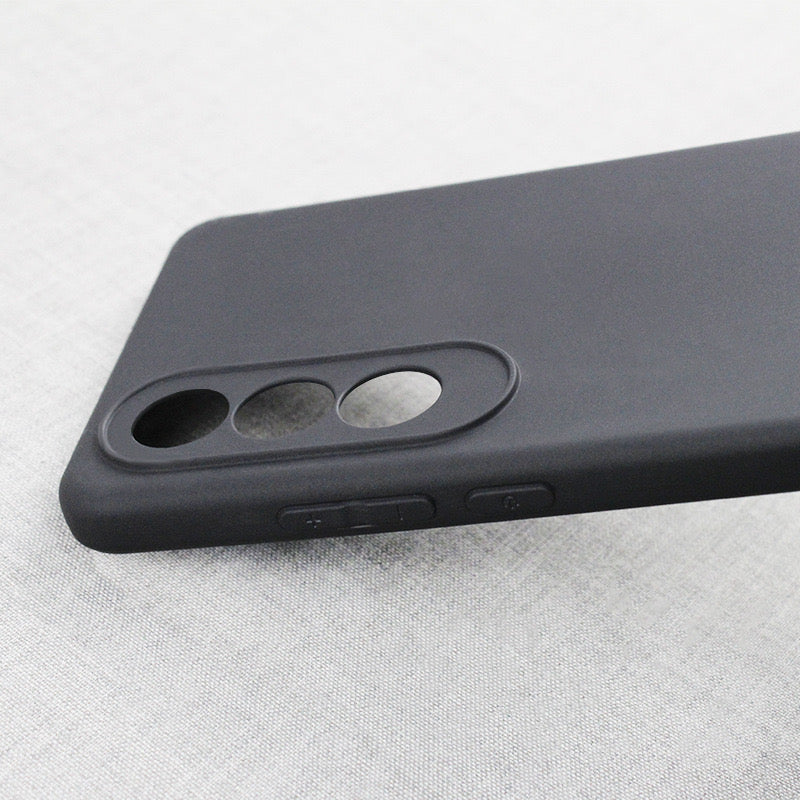 For OnePlus Nord CE4 5G Case Matte Finish Flexible TPU Protective Phone Cover - Black