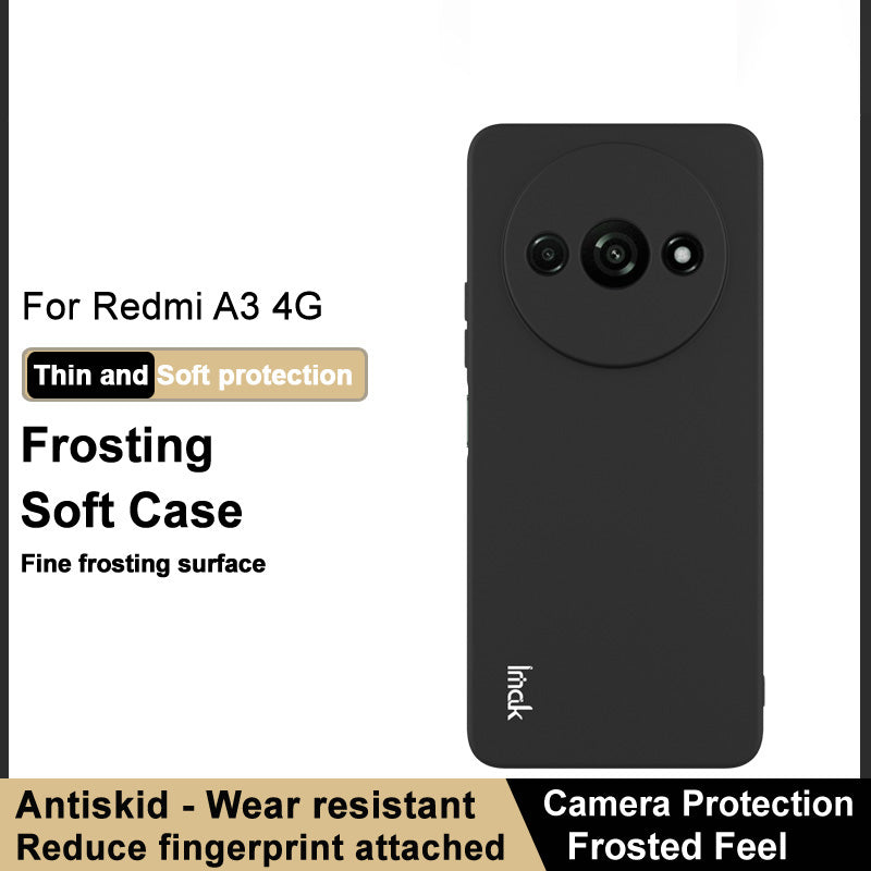 IMAK UC-3 Series for Xiaomi Redmi A3 / Poco C61 4G Matte Case Anti-scratch TPU Phone Cover