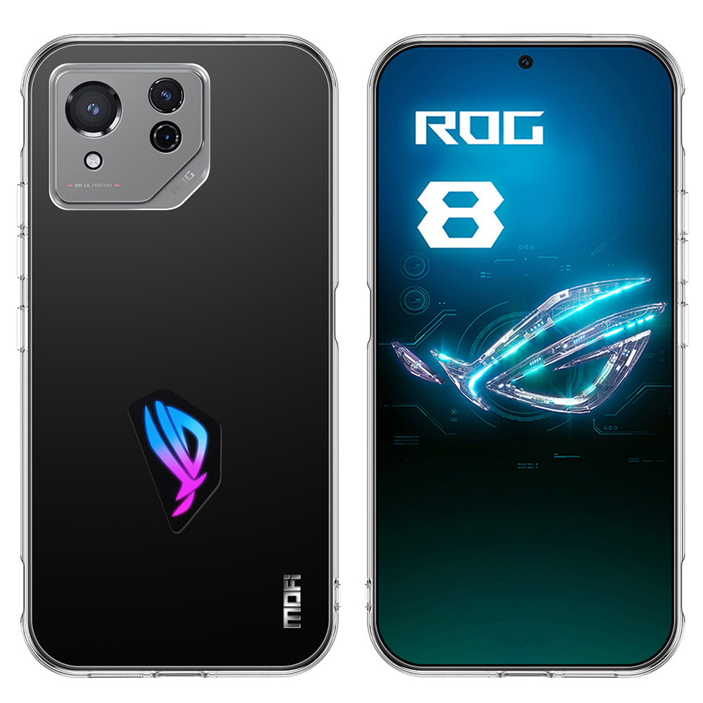 MOFI Phone Cover for Asus ROG Phone 8 5G Case Drop Protection Clear TPU Phone Shell