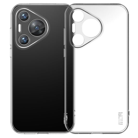 MOFI For Huawei Pura 70 Pro / 70 Pro+ Case Precise Cutout Anti-scratch Clear TPU Phone Cover