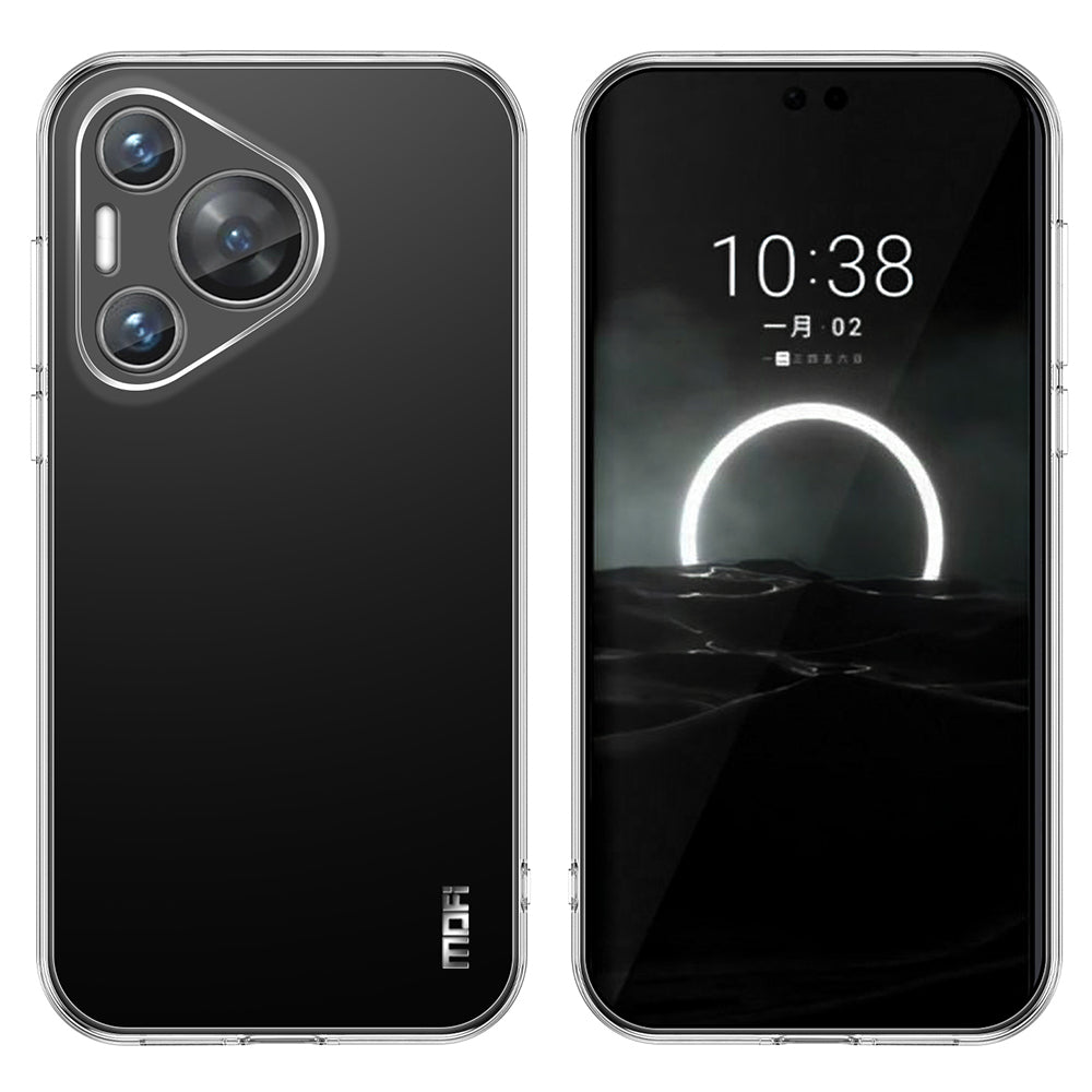 MOFI For Huawei Pura 70 Pro / 70 Pro+ Case Precise Cutout Anti-scratch Clear TPU Phone Cover