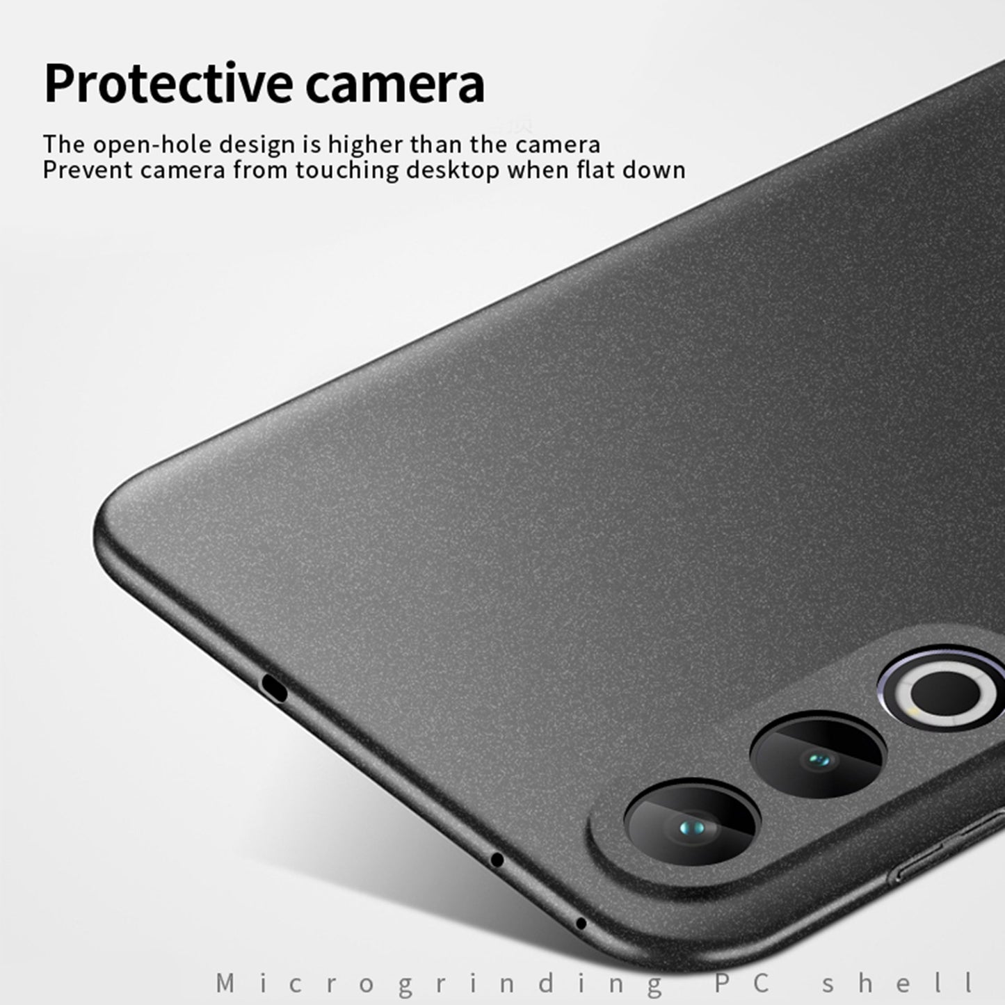 MOFI Shield Matte Series for OnePlus Ace 3V 5G Case Slim Anti-fingerprint PC Phone Cover - Red