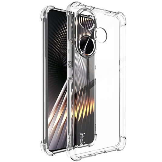 IMAK For Xiaomi Redmi Turbo 3 5G / Poco F6 5G Clear TPU Case Anti-drop Airbag Protection Phone Shell - Transparent