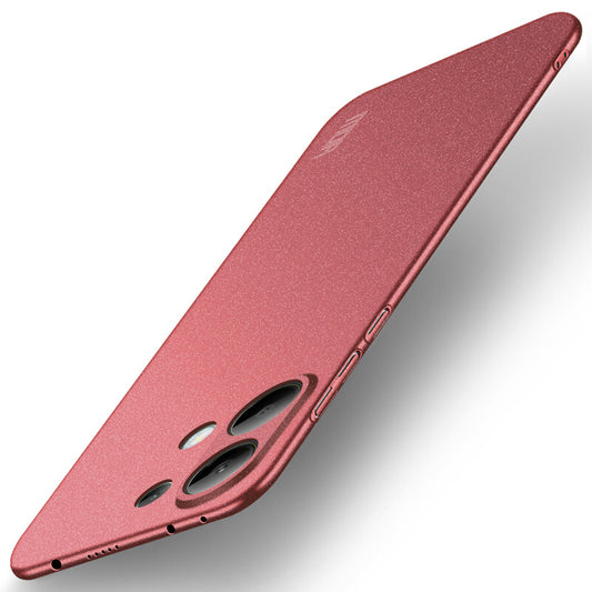MOFI Shield Matte Series for Xiaomi Redmi Note 13 Pro 4G / Poco M6 Pro 4G Phone Case PC Back Cover - Red