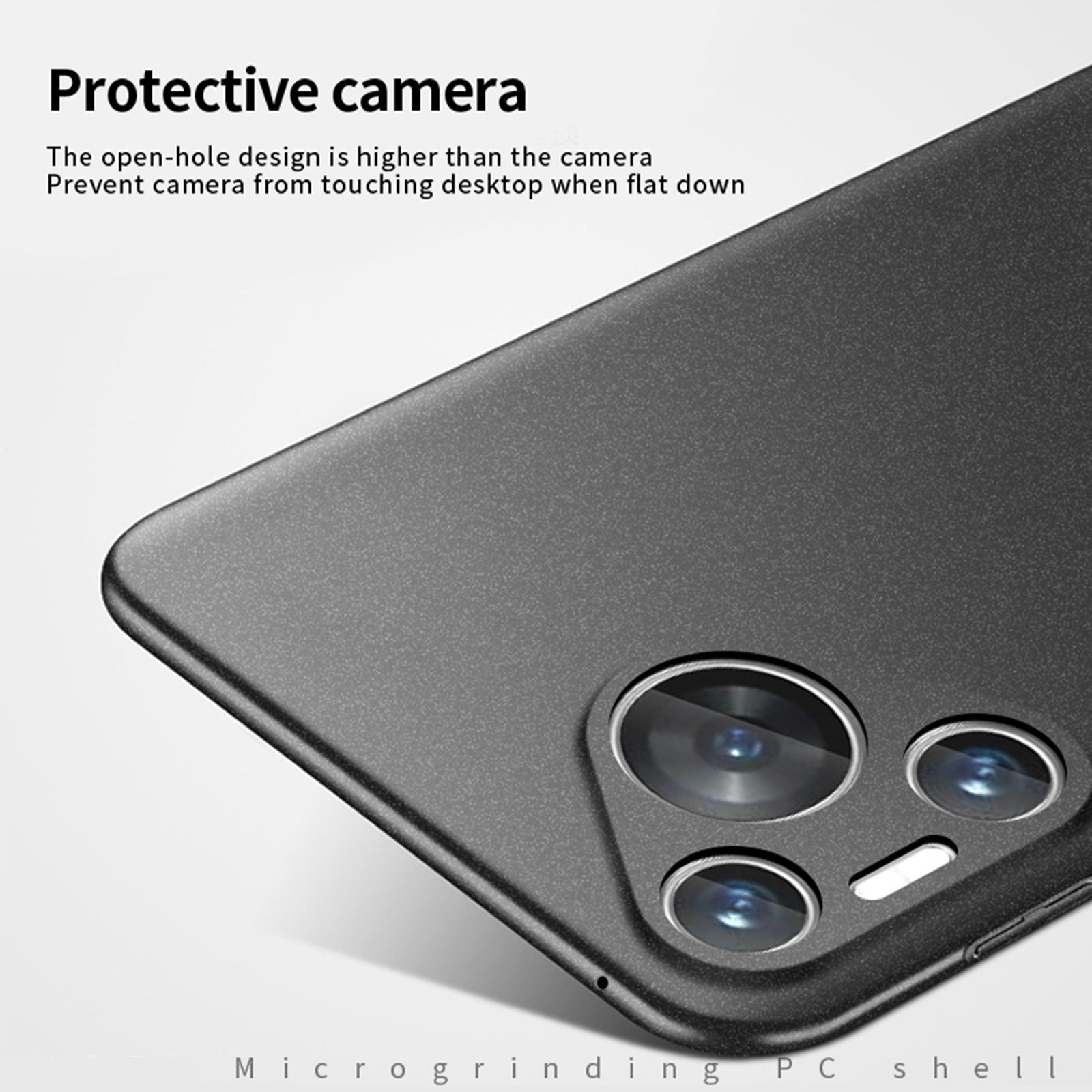 MOFI Shield Matte Series for Huawei Pura 70 Pro / 70 Pro+ Case Hard PC Protective Phone Cover - Black