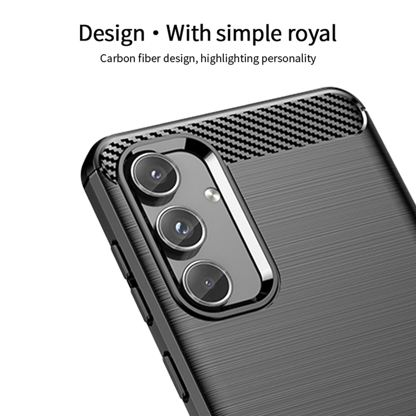 MOFI JK TPU Series-1 For Samsung Galaxy M55 5G Case Anti-Drop Soft TPU Phone Cover - Red