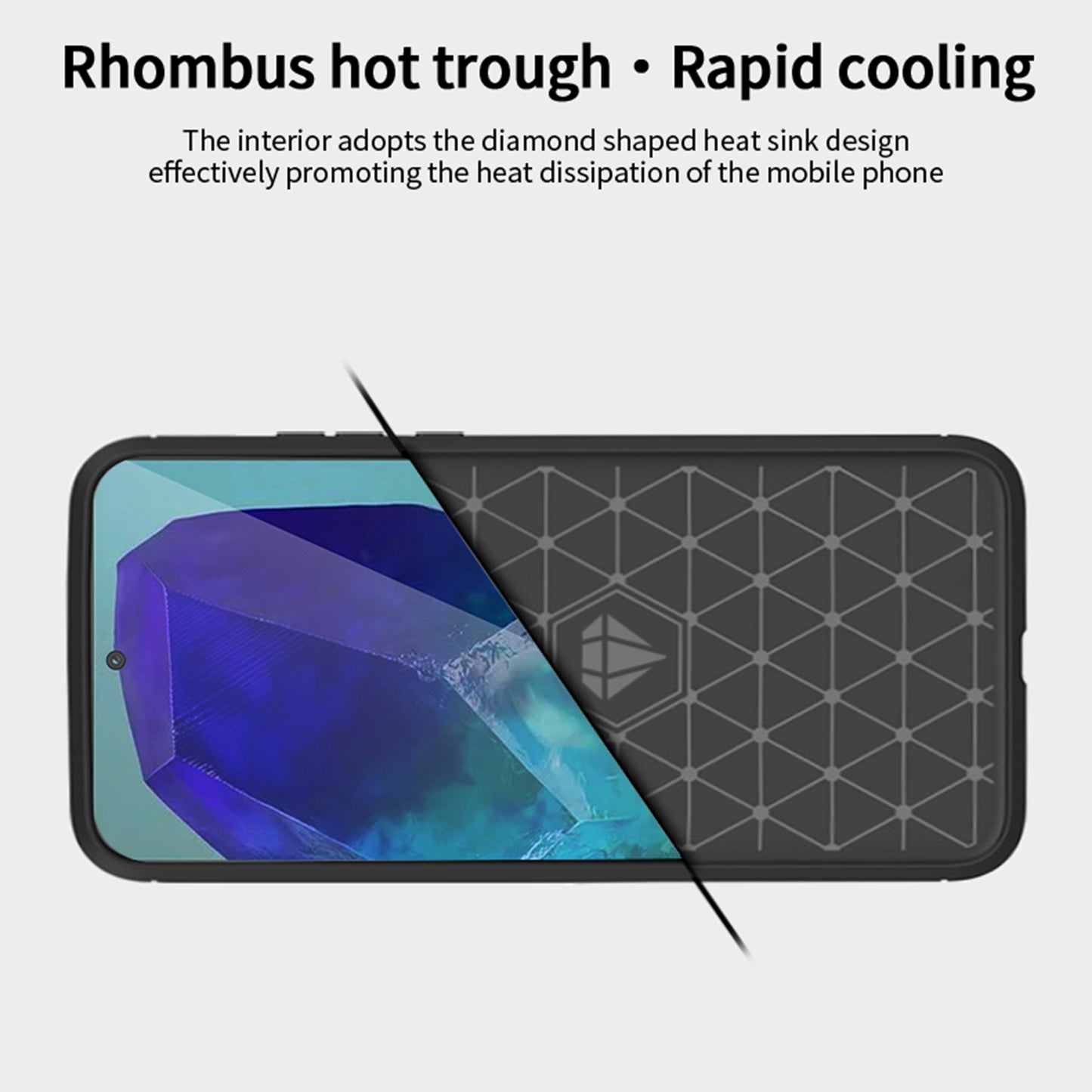 MOFI JK TPU Series-1 For Samsung Galaxy M55 5G Case Anti-Drop Soft TPU Phone Cover - Red