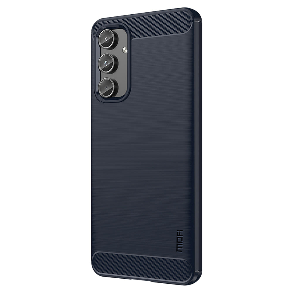 MOFI JK TPU Series-1 For Samsung Galaxy M55 5G Case Anti-Drop Soft TPU Phone Cover - Blue