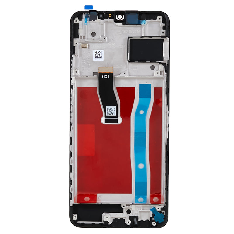 For Huawei nova Y72 4G Grade B LCD Screen and Digitizer Assembly + Frame Replacement Part (without Logo) - Blue