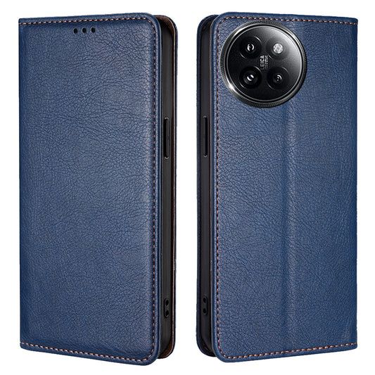 For Xiaomi Civi 4 Pro 5G Case PU Leather Magnetic Closing Wallet Phone Cover - Blue