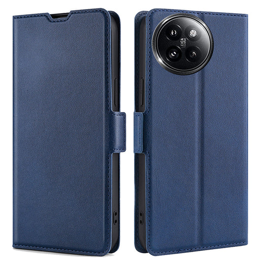 For Xiaomi Civi 4 Pro 5G Cell Phone Case Shockproof PU+TPU Phone Cover - Blue