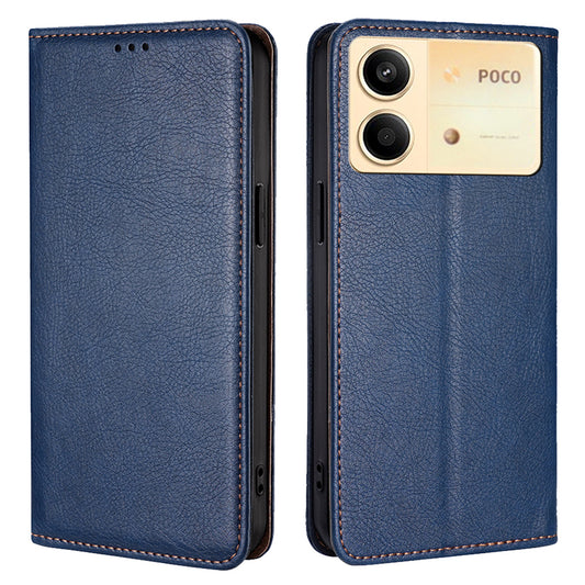 For Xiaomi Redmi Note 13R Pro 5G Case Wallet Leather Magnetic Cover Mobile Accessories Wholesale - Blue