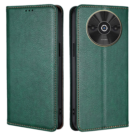 For Xiaomi Redmi A3 / Poco C61 4G Leather Case Wallet Phone Cover Phone Accessories Distributor - Green