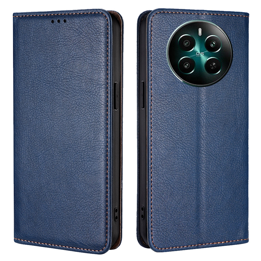For Realme 12+ 5G Case Card Holder Magnetic Cover Mobile Accessories Wholesale - Blue