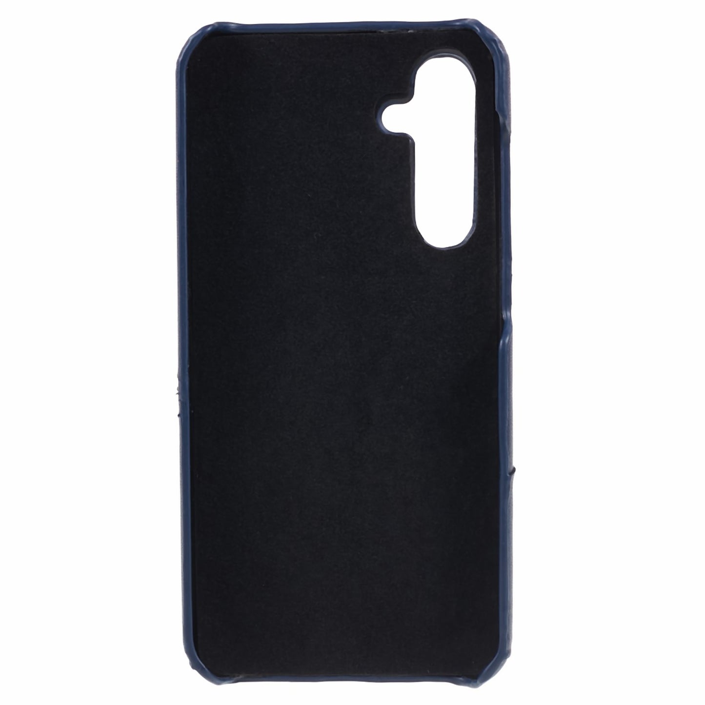 For Samsung Galaxy A15 5G Shockproof Case 2 Card Slots PU+PC Back Phone Cover - Blue