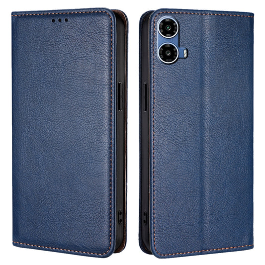 For Motorola Moto G34 5G Leather Case Wallet Cover Mobile Accessories Supplier - Blue