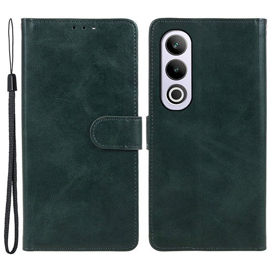 For OnePlus Ace 3V 5G Leather Case Wallet Phone Cover Mobile Accessories Supplier - Midnight Green