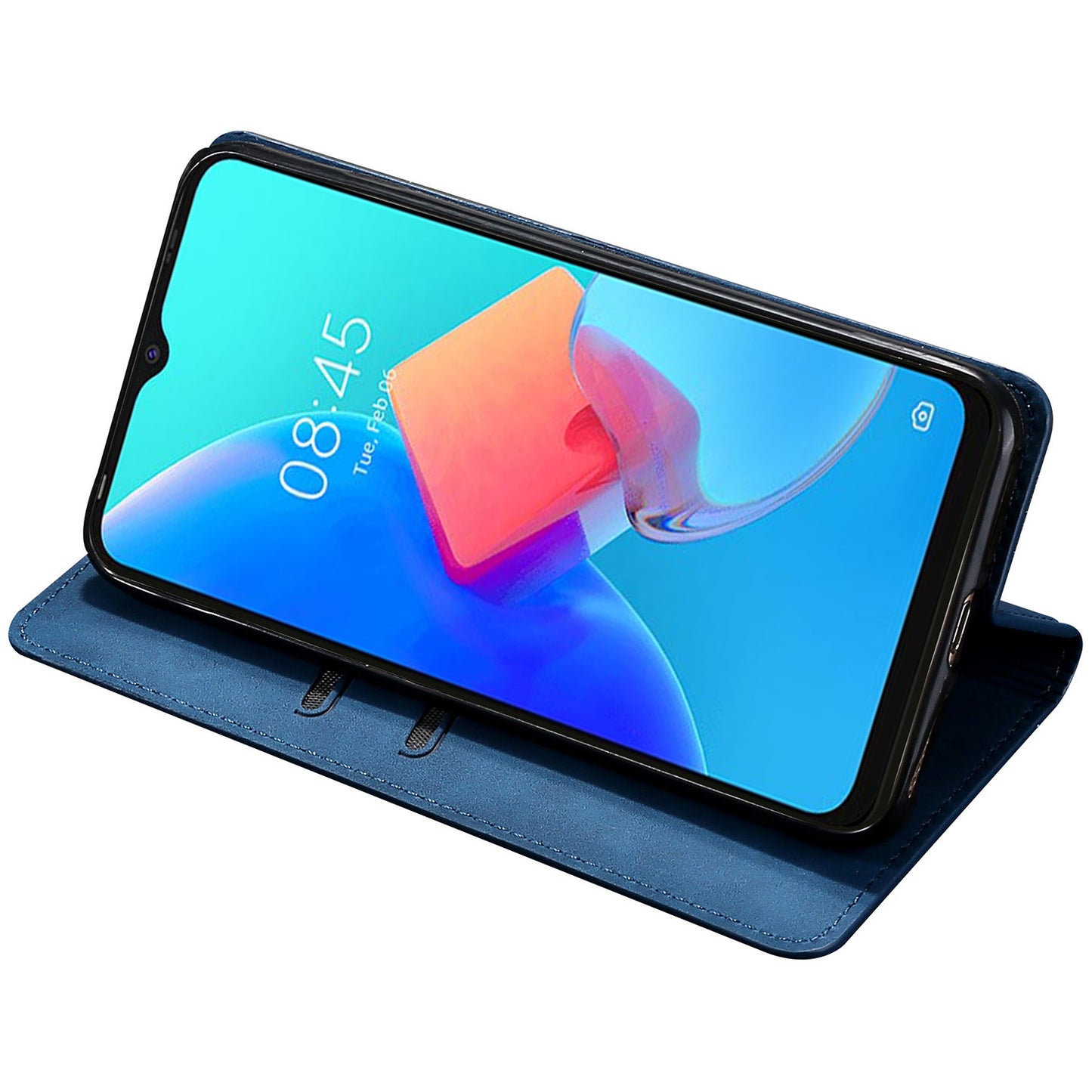 For Transsion Tecno Spark 20 Pro+ PU+TPU Wallet Phone Case Mobile Accessories Wholesale - Blue
