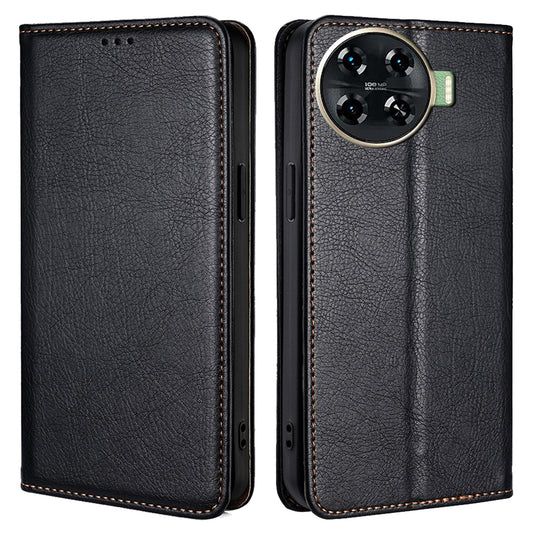 For Transsion Tecno Spark 20 Pro+ Leather Wallet Case Phone Accessories Distributors - Black
