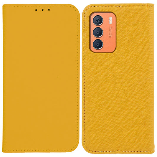 Phone Case Suppliers for Transsion Infinix Zero 5G 2023 Wallet PU Leather Wholesale Mobile Phone Cover - Yellow