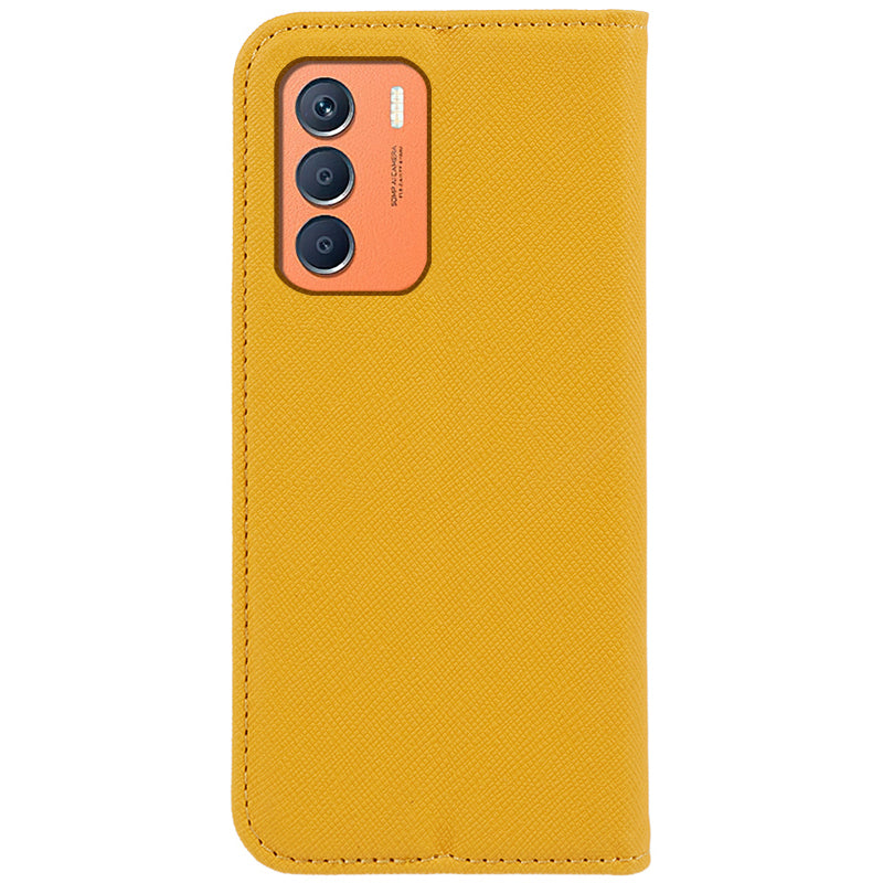 Phone Case Suppliers for Transsion Infinix Zero 5G 2023 Wallet PU Leather Wholesale Mobile Phone Cover - Yellow