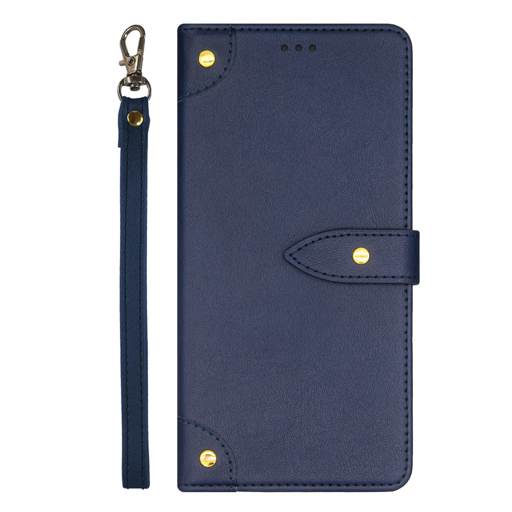 IDEWEI For vivo Y03 Leather Cover with Card Slots Wholesale Phone Cases - Blue