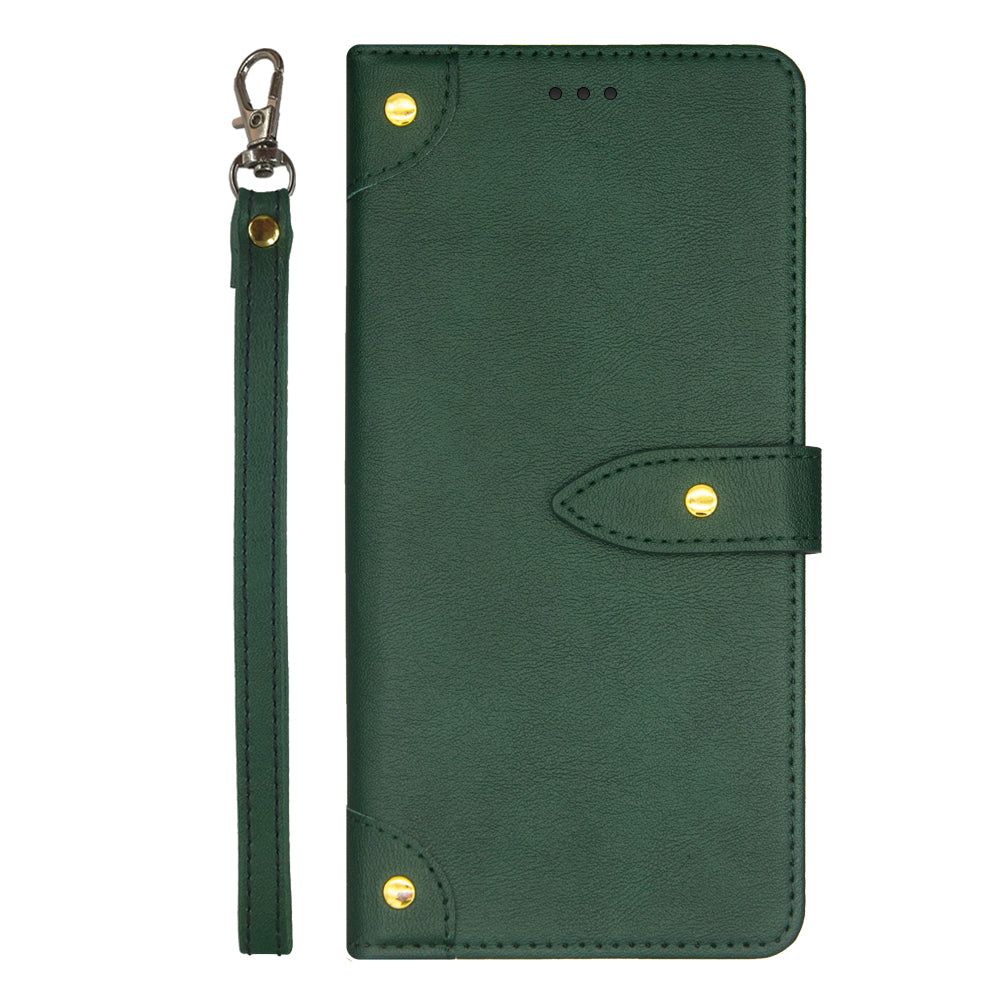 IDEWEI For vivo Y03 Leather Cover with Card Slots Wholesale Phone Cases - Green