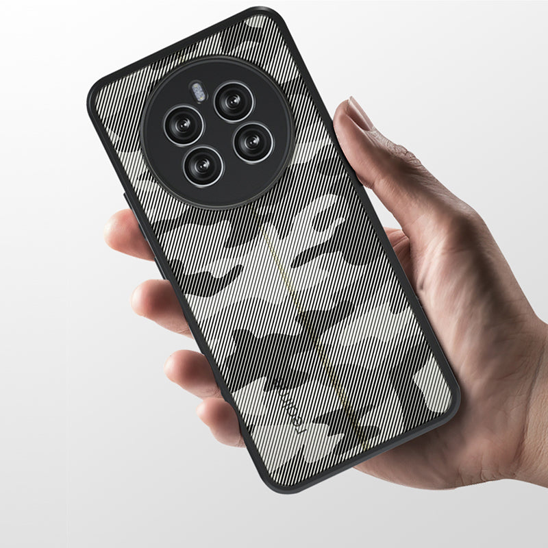 IBMRS For Realme 12+ 5G Case Drop-resistant TPU+PC Cell Phone Shell - Artistic Camouflage