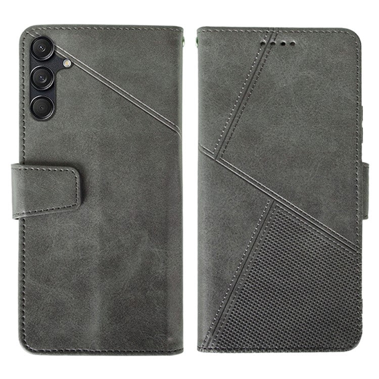 IDEWEI For Samsung Galaxy M55 5G / C55 5G / F55 5G Case Calf Texture Leather Phone Shell Mobile Accessories Wholesale - Grey