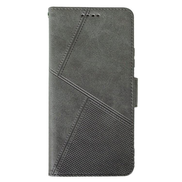IDEWEI For Samsung Galaxy M55 5G / C55 5G / F55 5G Case Calf Texture Leather Phone Shell Mobile Accessories Wholesale - Grey
