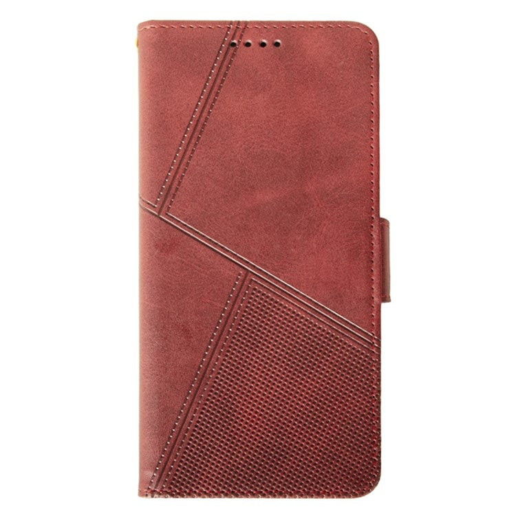 IDEWEI For Samsung Galaxy M55 5G / C55 5G / F55 5G Case Calf Texture Leather Phone Shell Mobile Accessories Wholesale - Red