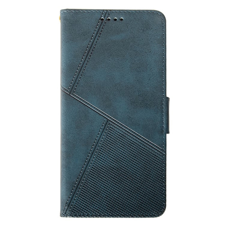 IDEWEI For Samsung Galaxy M55 5G / C55 5G / F55 5G Case Calf Texture Leather Phone Shell Mobile Accessories Wholesale - Blue