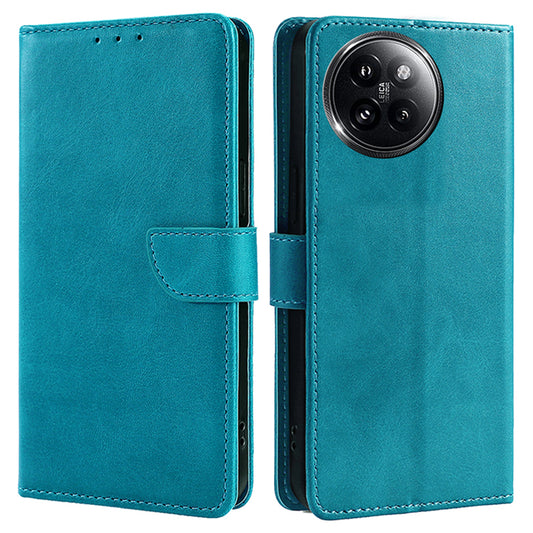 For Xiaomi Civi 4 Pro 5G Case Wallet Stand Calf Texture Phone Cover - Baby Blue