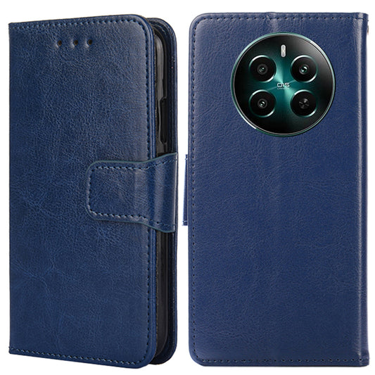 For Realme 12+ 5G Wholesale Phone Case Wallet Leather Flip Wallet Phone Cover - Sapphire