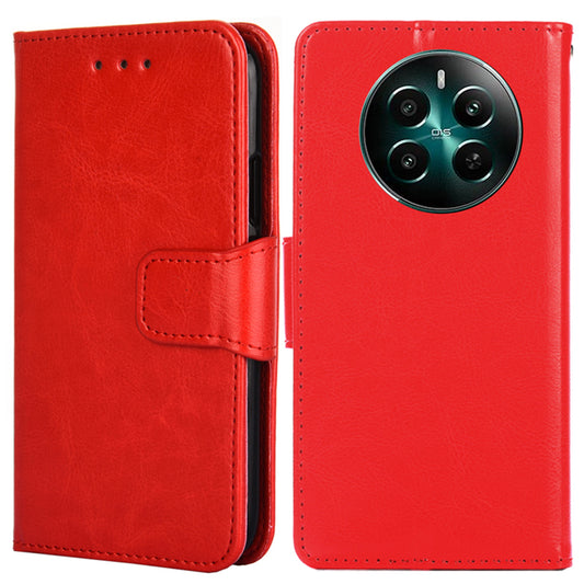 For Realme 12+ 5G Wholesale Phone Case Wallet Leather Flip Wallet Phone Cover - Red