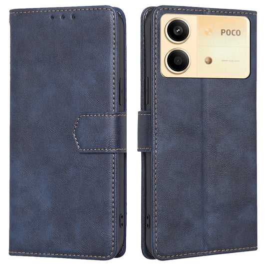 For Xiaomi Redmi Note 13R Pro 5G Case RFID Blocking PU Leather Wallet Phone Cover Wholesale - Blue